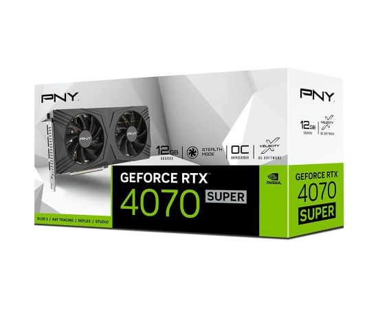 Pny Technologies PNY GeForce RTX 4070 SUPER 12GB OC DF NVIDIA GDDR6X