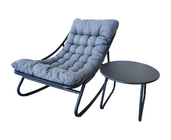 Besk Krēsls atpūtas ar galdiņu 64.5x105x69cm/D:48xH40cm