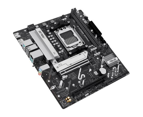 Mainboard ASUS AMD B850 SAM5 Micro-ATX Memory DDR5 Memory slots 2 1xPCI-Express 4.0 16x 1xPCI-Express 5.0 16x 2xM.2 1xHDMI 1xDisplayPort 4xUSB 2.0 4xUSB 3.2 1xPS/2 3xAudio port PRIMEB850M-K