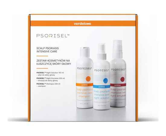 Matu kopšanas produktu komplekts Psorisel Psoriasis, 3 gab., 550 ml