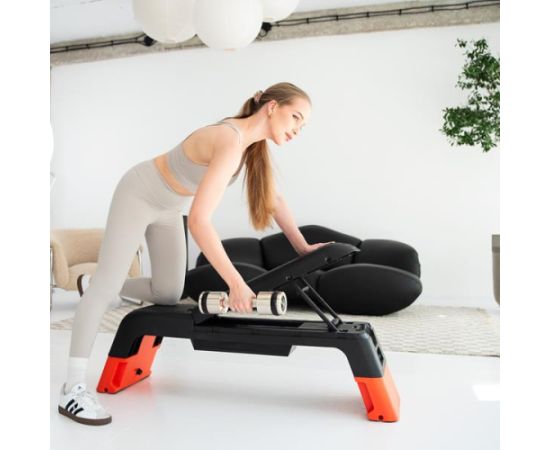 Stepa platforma AS009 PRO ADJUSTABLE AEROBIC STEP WITH BENCH FUNCTION COMMERCIAL HMS