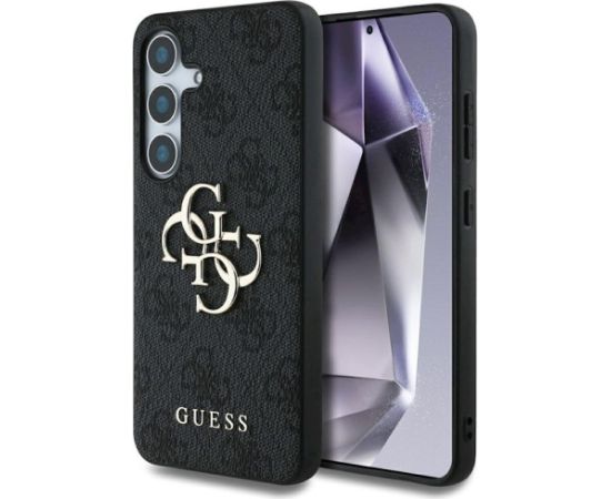 Guess HC 4G PU Big Logo Case Aizsargapvalks priekš  Samsung Galaxy S25