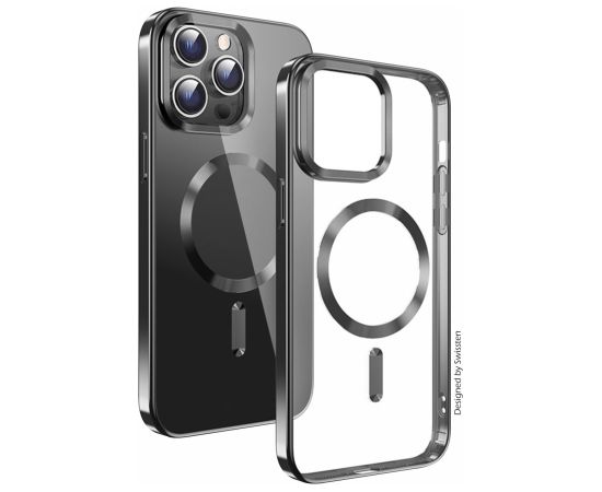 Swissten Clear Jelly MagStick Metallic Case Чехол для Apple iPhone 16e
