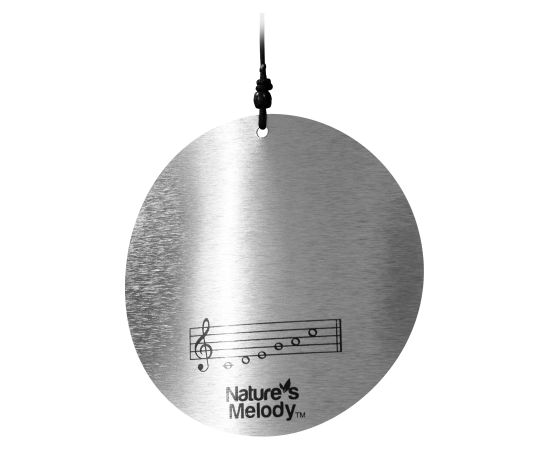 Vēja zvans NATURE'S MELODY, H116cm, sudrabs