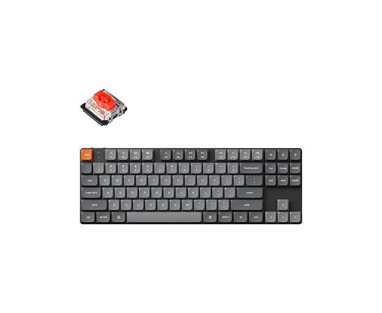 Keychron K1 Max RGB - US Layout - Hot-Swappable Low Profile Gateron Red Wireless Keyboard / K1M-H1