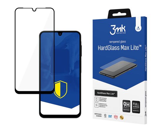 Tempered glass 3mk Hard Glass Max Lite Samsung A165 A16 4G/A166 A16 5G/A266 A26 5G black
