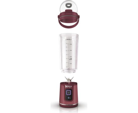 Ninja BC151EUCR pārnēsājams kokteiļu blenderis 0.5L sarkans