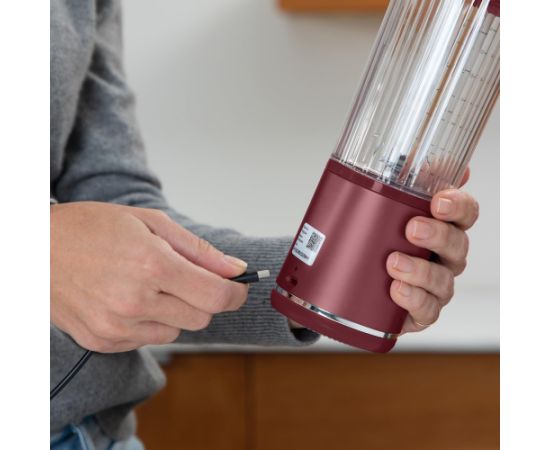Ninja BC151EUCR pārnēsājams kokteiļu blenderis 0.5L sarkans