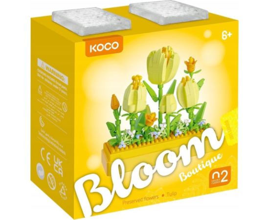 Michelin KOCO klocki kwiaty tulipany 295el 02083 44156 /32