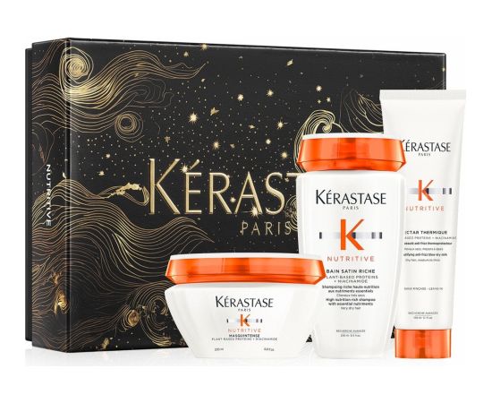 Kerastase Nutritive Zestaw odżywczy do włosów Szampon do włosów 250ml + Maska 200ml + Nektar termiczny 150ml