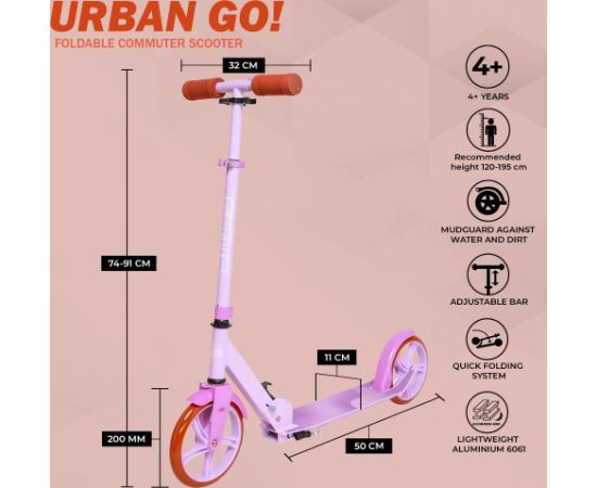 Skrejritenis Story Urban GO! Baby Purple