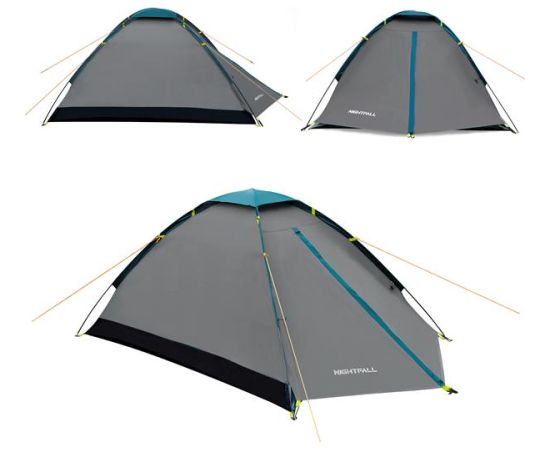 Telts NC6033 CAMPING TENTGRAY- BLUE GRAY NIGHTFALL NILS CAMP