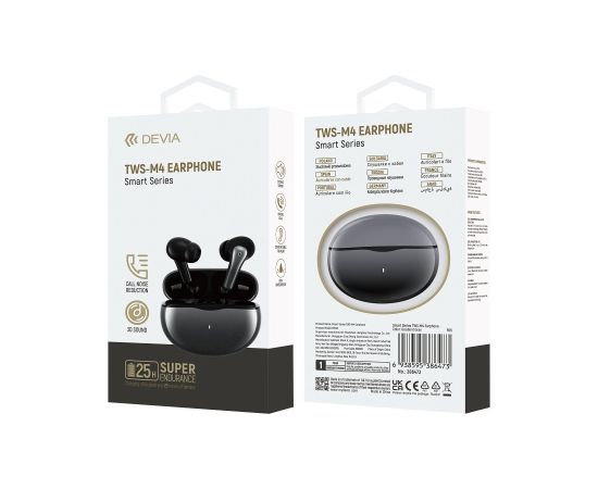 Devia TWS Smart M4 Bezvadu Austiņas