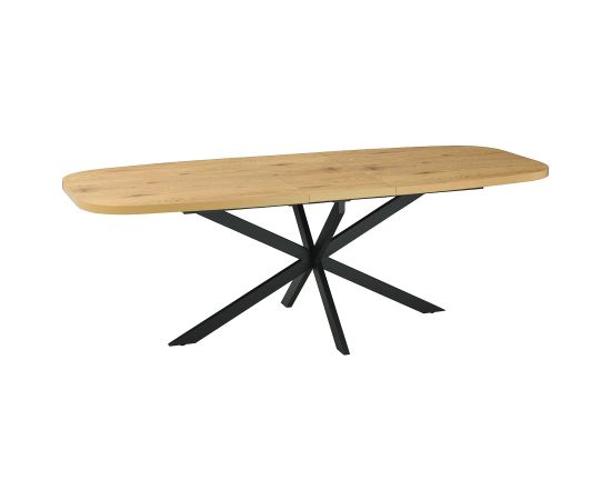 Dining table RAMONA 180/220x90xH75cm, light wood