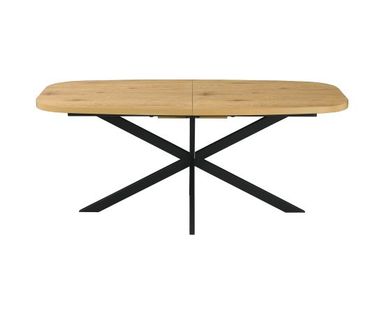 Dining table RAMONA 180/220x90xH75cm, light wood