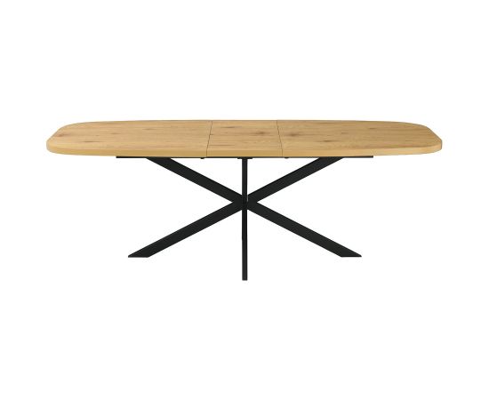 Dining table RAMONA 180/220x90xH75cm, light wood