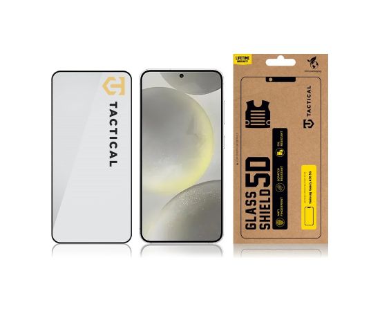 Tactical Glass Shield 5D aizsargstikls priekš Samsung Galaxy A36 melns