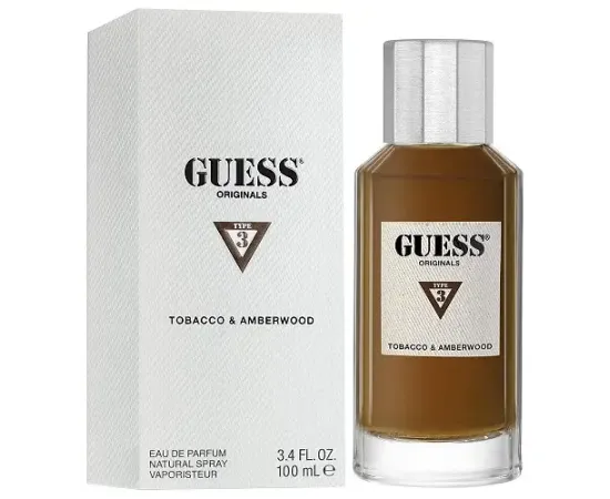 Cuba GUESS Originals Type 3 Tobacco & Amberwood EDP spray 100ml