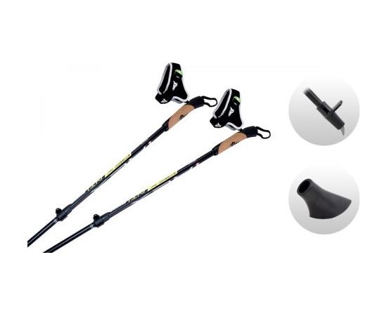 NT1 Nordic Walking Telescopic 100-135cm / 100 - 135 cm (L) Нордическая ходьба