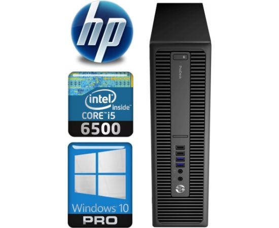 HP 600 G2 SFF i5-6500 8GB 256SSD+2TB WIN10Pro