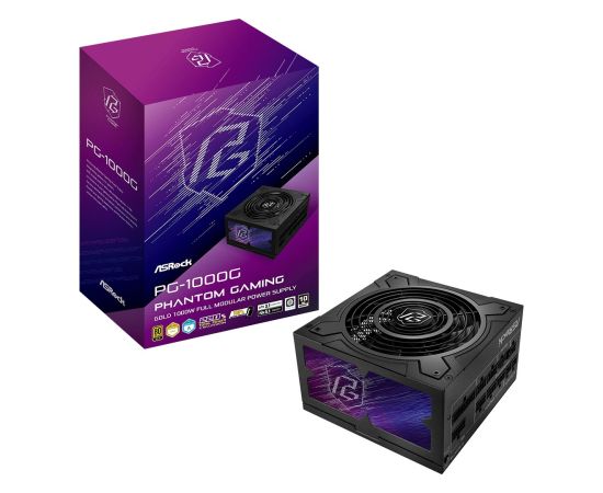 Asrock Phantom Gaming PG-1000G power supply unit 750 W 20+4 pin ATX ATX Black