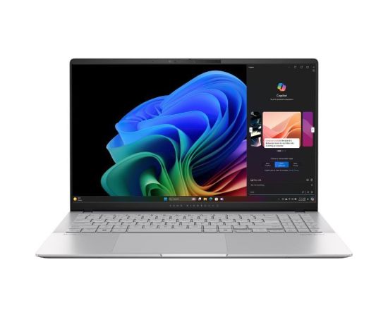 Notebook ASUS VivoBook S S5507QA-MA112W CPU  Snapdragon X1E78100 3400 MHz 15.6" 2880x1620 RAM 32GB LPDDR5x SSD 1TB Qualcomm Adreno Integrated ENG Card Reader micro SD Windows 11 Home Silver 1.5 kg 90NB14Q2-M00ES0