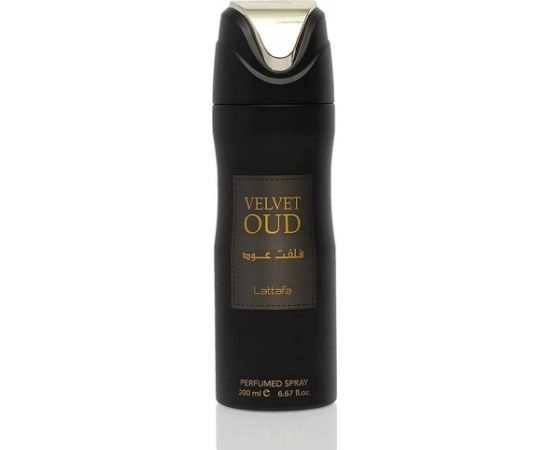 LATTAFA Velvet Oud DEO spray 200ml Vīriešu Smaržas