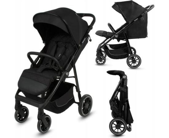 KIDWELL WÓZEK SPACEROWY ENZO BLACK 5906601700521