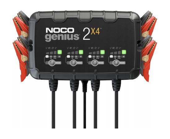 Noco GENIUS2X4 8A 4-Bank Battery Charger