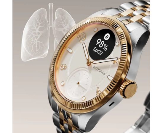 Withings ScanWatch Nova briliant 39mm Gold laikrodis