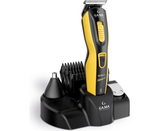 GA.MA  GCX623 Sport  melna/dzeltena - Matu griezamas masinas komplekts