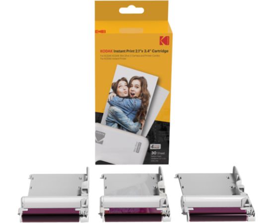 Kodak ink + photo paper 2.1x3.4" 30 sheets