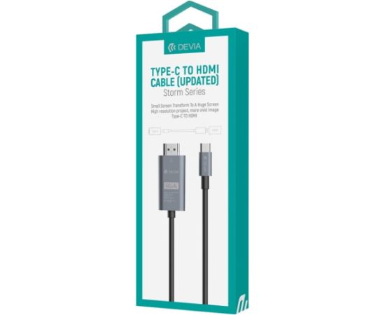 Devia EC084 Storm USB-C - HDMI 4K 60 Hz Vads 2m