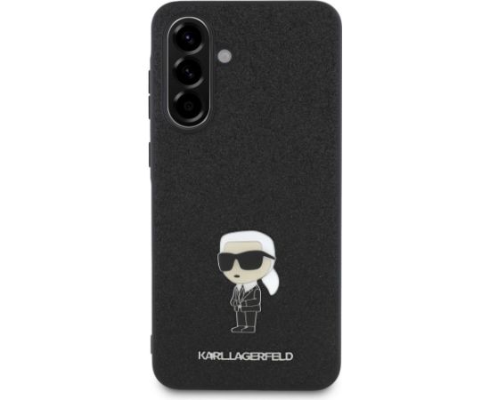 Karl Lagerfeld Fixed Glitter Ikonik Logo Metal Pin Case Чехол для Samsung Galaxy A36 5G