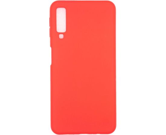 Evelatus Samsung  Galaxy A7 2018 Nano Silicone Case Soft Touch TPU Red