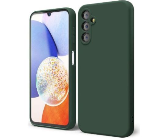 Evelatus Samsung  Galaxy A14 4G / 5G Premium Soft Touch Silicone Case Pine Green