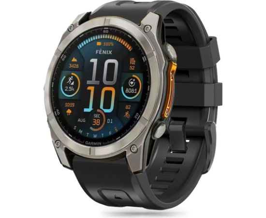 TECH-PROTECT SILIKONS GARMIN FENIX 5 | 6 | 6 PRO | 7 | 8 (47 MM) | E MELNS