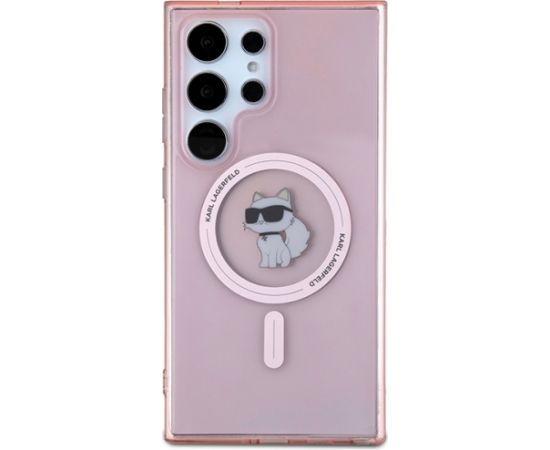 Karl Lagerfeld KLHMS24LHFCCNOP S24 Ultra S928 прозрачный розовый с магсейфом