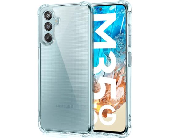 Fusion Anti Shock 1,5 mm silikona korpuss priekš Samsung A315 Galaxy A31 caurspīdīgs