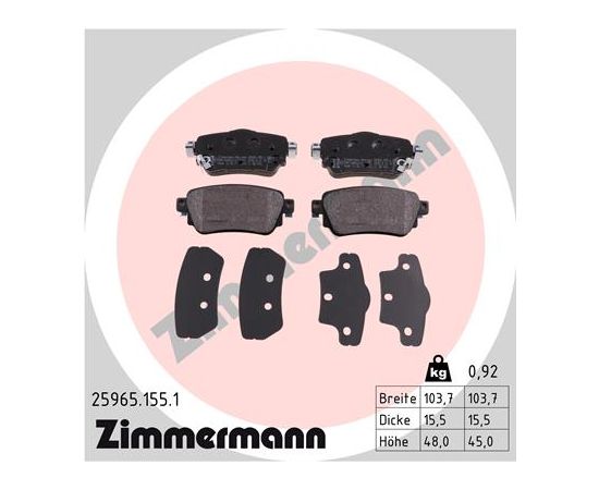 Zimmermann Bremžu kluči 25965.155.1