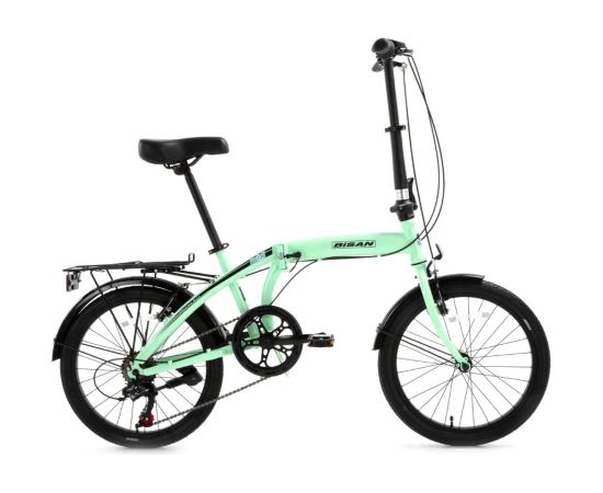 Saliekamais velosipēds Bisan 20 Twin S g.zaļš