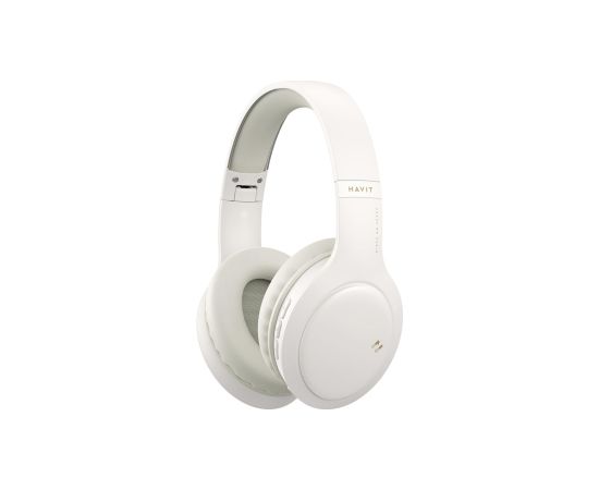 Havit H633BT - wireless on-ear headphones, beige