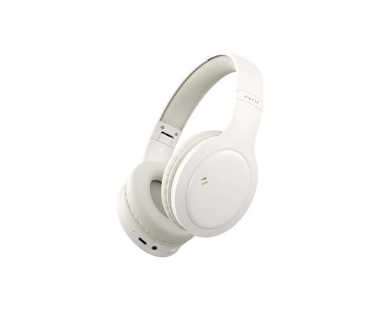 Havit H633BT - wireless on-ear headphones, beige