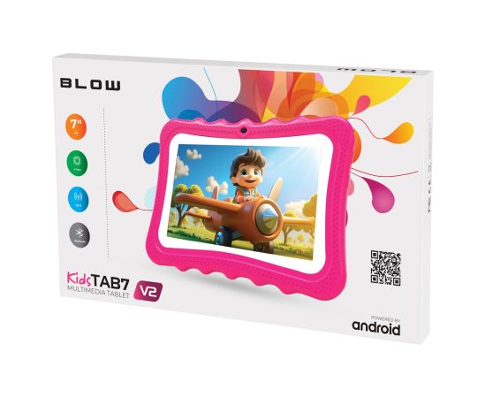 Tablet KidsTAB7 V2 BLOW 4/32GB różowe etui 2MP