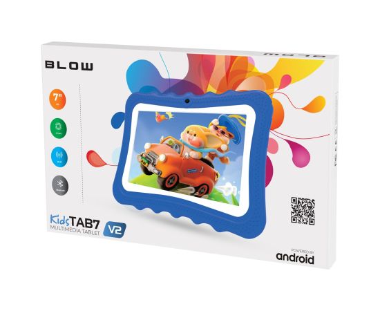 Tablet KidsTAB7 V2 BLOW 4/32GB niebieskie etui 2MP