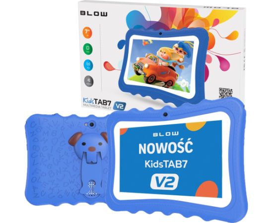 Tablet KidsTAB7 V2 BLOW 4/32GB niebieskie etui 2MP
