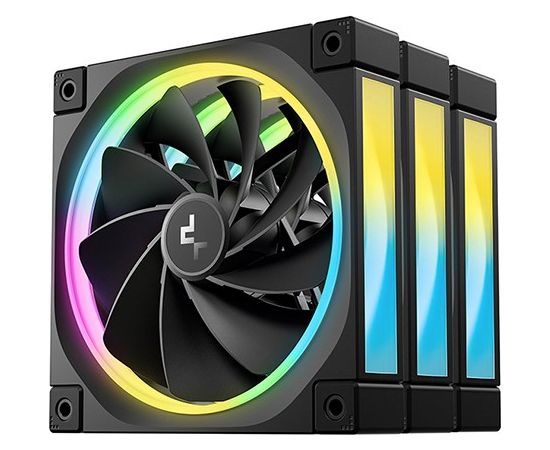 DeepCool FL12R-3 IN 1 Computer case Fan 12 cm Black 3 pc(s)