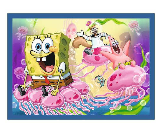 TREFL SPONGEBOB Комплект пазлов 4в1 Губка Боб