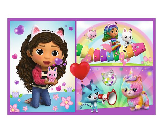 TREFL GABBY´S DOLLHOUSE Набор пазлов Играй с Габби, 2x70 шт.