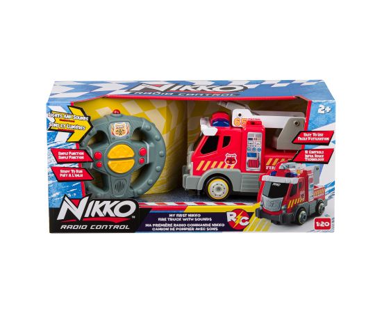 NIKKO RC Automašīna My First RC - Ugunsdzēsēju auto, mērogs 1:20